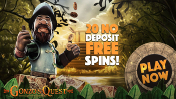 20 Free Spins on Gonzo's Quest