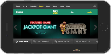 Bet365 Mobile Casino Review
