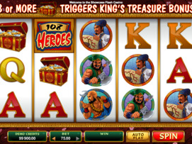 Play free 108 Heroes slot by Microgaming