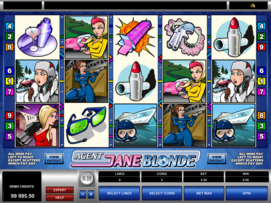 Play free Agent Jane Blonde slot by Microgaming