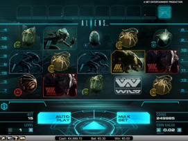 Play free Aliens slot by NetEnt