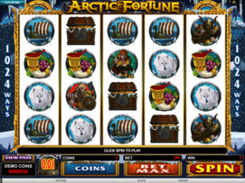 Play free Arctic Fortune slot by Microgaming