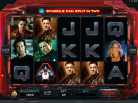 Play free Battlestar Galactica slot by Microgaming