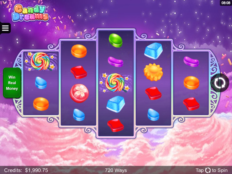 Play free Candy Dreams slot by Microgaming