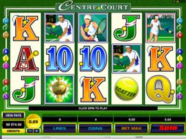 Play free Centre Court slot by Microgaming