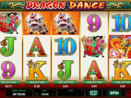 Play free Dragon Dance slot by Microgaming