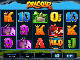 Play free Dragonz slot by Microgaming