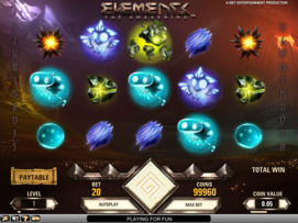 Play free Elements The Awakening slot by NetEnt