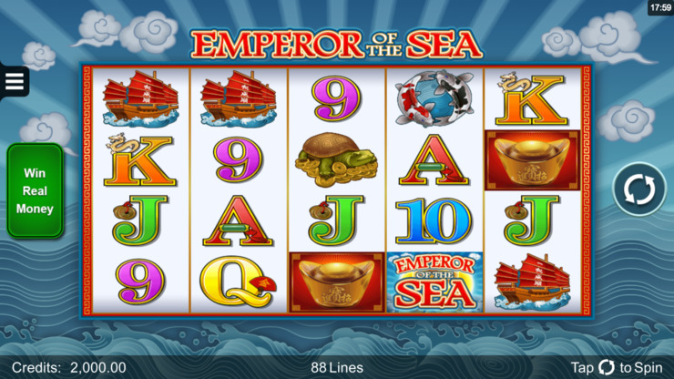 Play free Emperor of the Sea slot by Microgaming