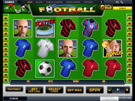 Play free Football Rules slot by Microgaming