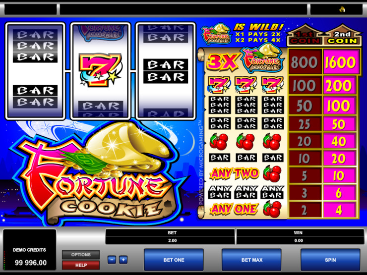 Play free Fortune Cookie slot by Microgaming