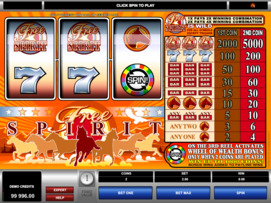 Play free Free Spirit Wheel of Wealth slot by Microgaming