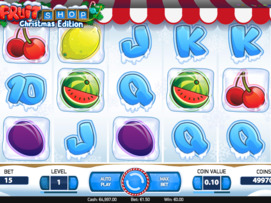 Play free Fruit Shop Christmas Edition slot by Microgaming