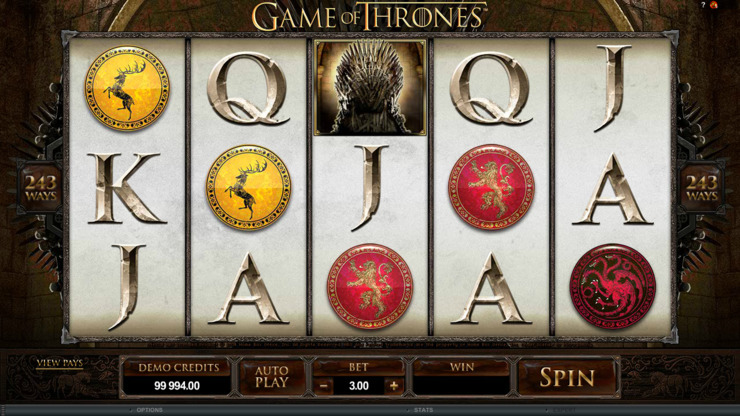 Play free Game of Thrones slot by Microgaming