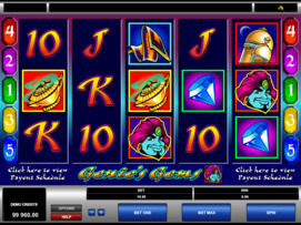 Play free Genies Gems slot by Microgaming