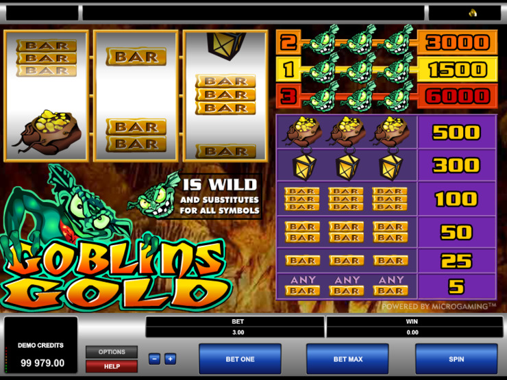 Play free Goblins Gold slot by Microgaming
