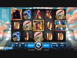 Play free Guns N' Roses slot by NetEnt