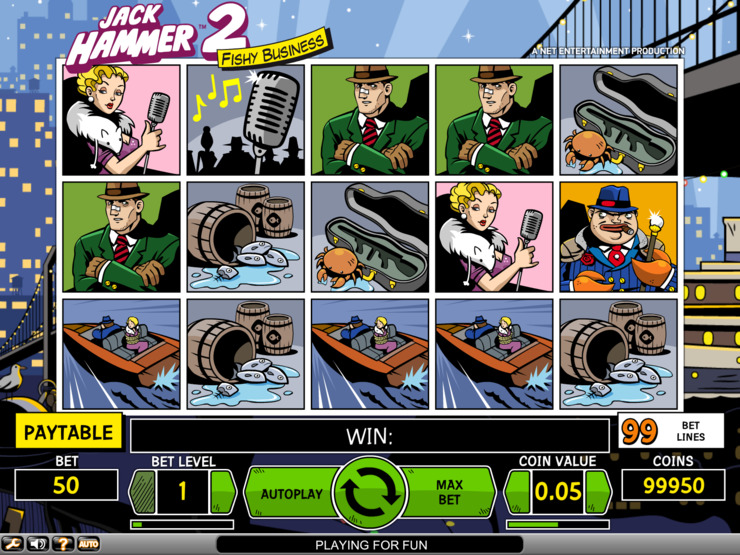 Play free Jack Hammer 2 slot by NetEnt
