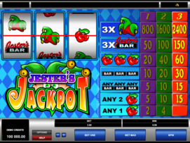 Play free Jesters Jackpot slot by Microgaming