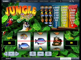 Play free Jungle Boogie slot by Microgaming