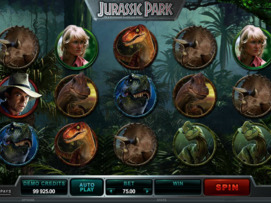 Play free Jurassic Park slot by Microgaming