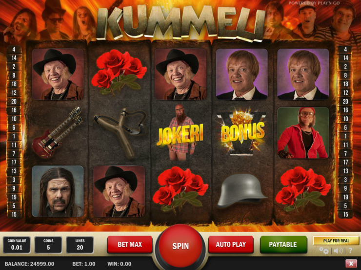 Play free Kummeli slot by Play'n GO