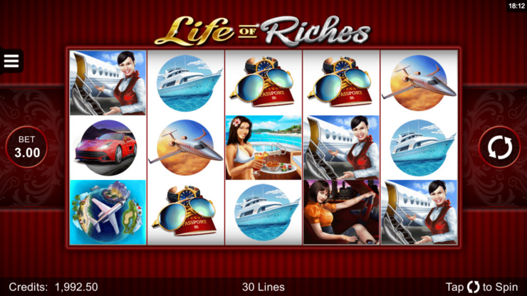 Play free Life of Riches slot by Microgaming