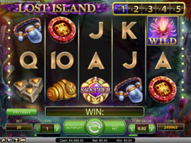 Play free Lost Island slot by NetEnt