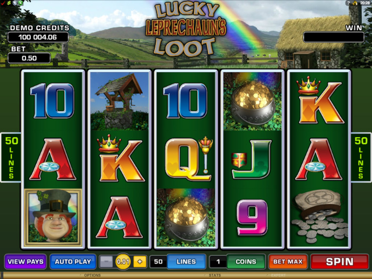 Play free Lucky Leprechaun slot by Microgaming