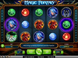 Play free Magic Portals slot by NetEnt