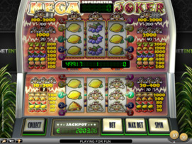 Play free Mega Joker slot by NetEnt