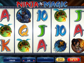 Play free Ninja Magic slot by Microgaming