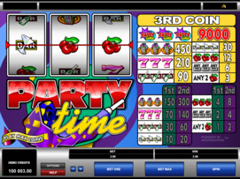 Play free Party Time slot by Microgaming