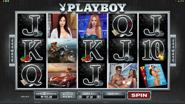 Play free Playboy slot by Microgaming