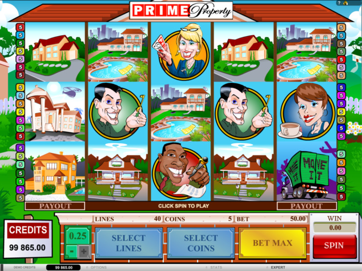 Play free Prime Property slot by Microgaming