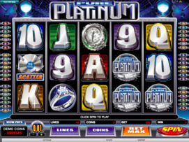 Play free Pure Platinum slot by Microgaming