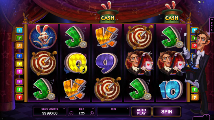 Play free Rabbit in the Hat slot by Microgaming