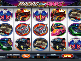 Play free Racing For Pinks slot by Microgaming