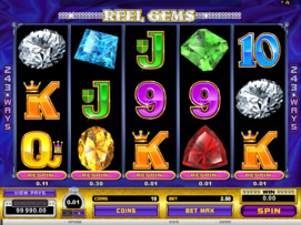 Play free Reel Gems slot by Microgaming