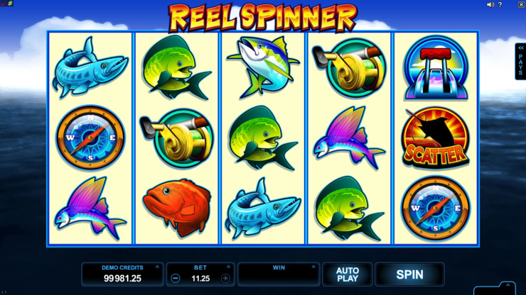 Play free Reel Spinner slot by Microgaming