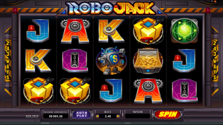 Play free Robo Jack slot by Microgaming