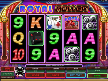 Play free Royal Roller slot by Microgaming