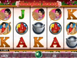 Play free Shanghai Beauty slot by Microgaming