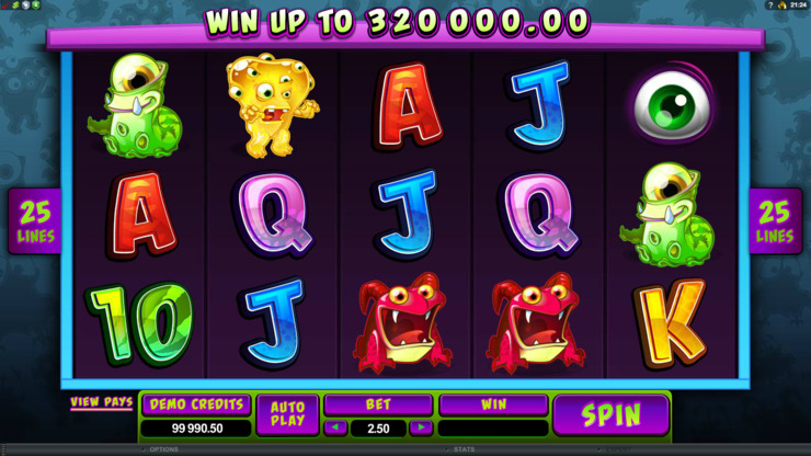 Play free So Many Monsters slot by Microgaming