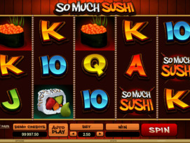 Play free So Much Sushi slot by Microgaming