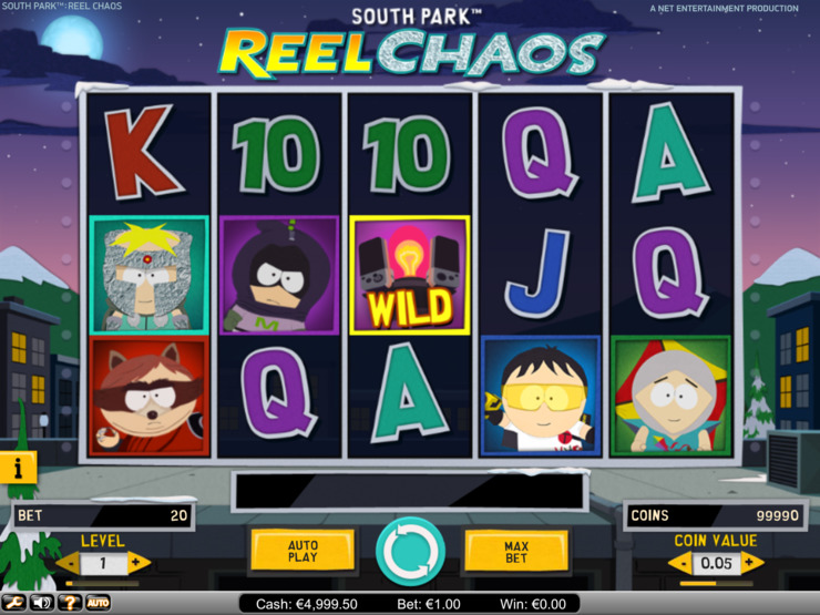 Play free South Park: Reel Chaos slot by NetEnt