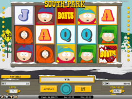 Play free South Park slot by NetEnt