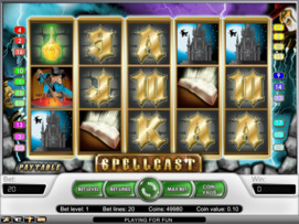 Play free Spellcast slot by NetEnt