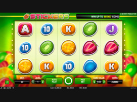 Play free Stickers slot by NetEnt