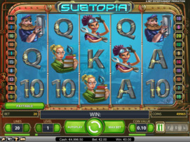 Play free Subtopia slot by NetEnt